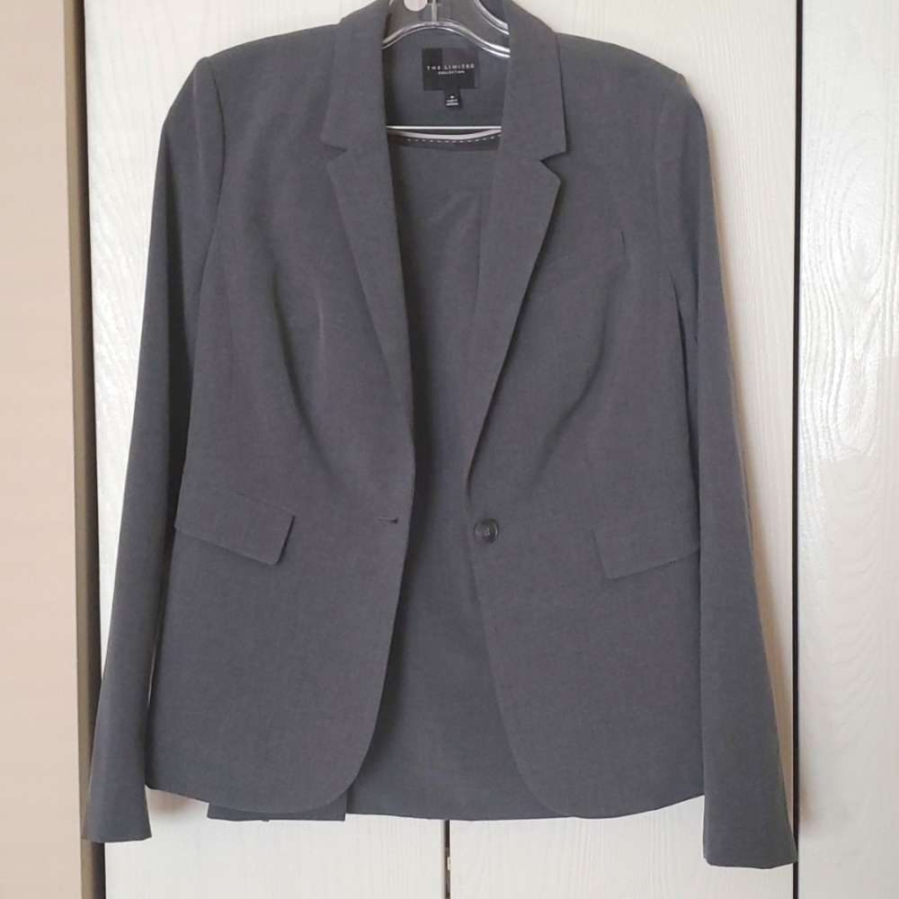 The Limited Collection - Grey blazer and skirt set